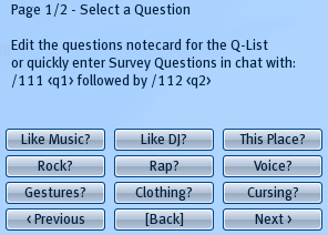 Q-list menu